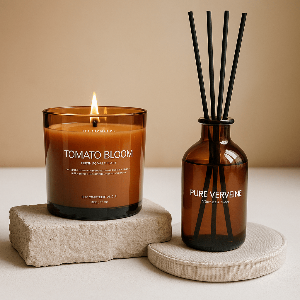 Set de aromaterapia para el hogar – vela + ambientador