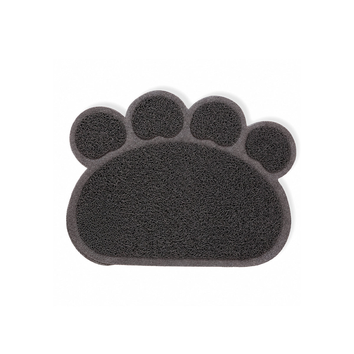Alfombrilla Huella para Mascotas Gris 30x40 cm alfombra para comederos Gatos - Sweet Home