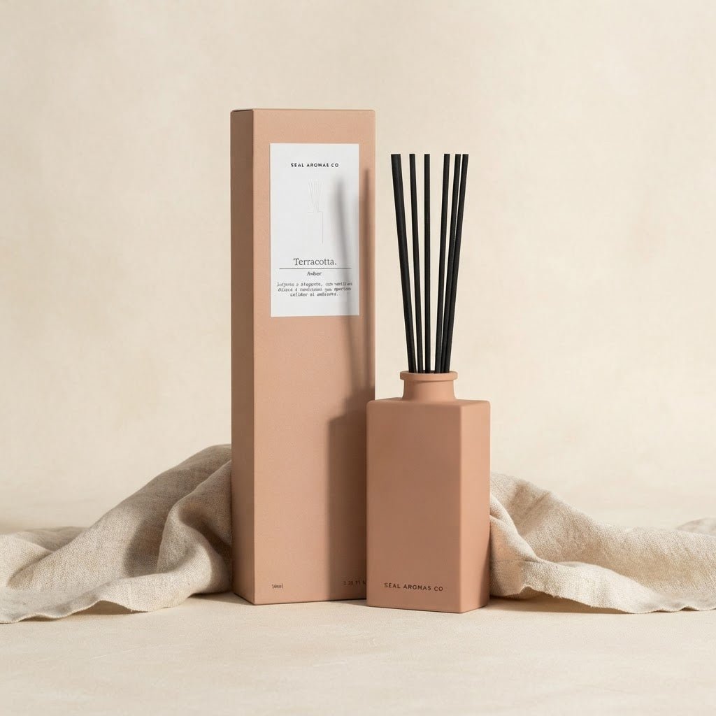 Ambientador Mikado Terracotta 100ml | Aroma Premium y Natural Difusores de junco afrutado - Sweet Home