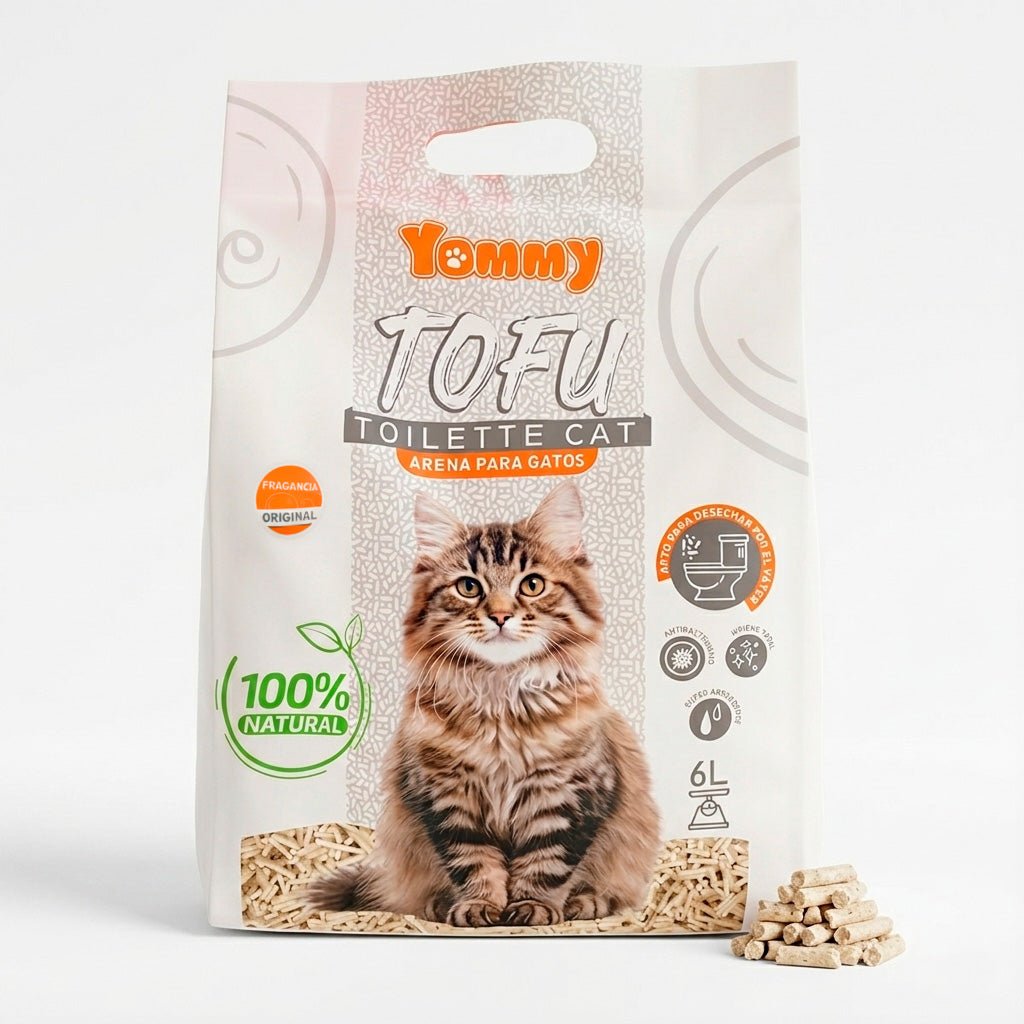 Arena para Gatos Ecológica de Tofu | Biodegradable y Desechable por el Inodoro - Sweet Home