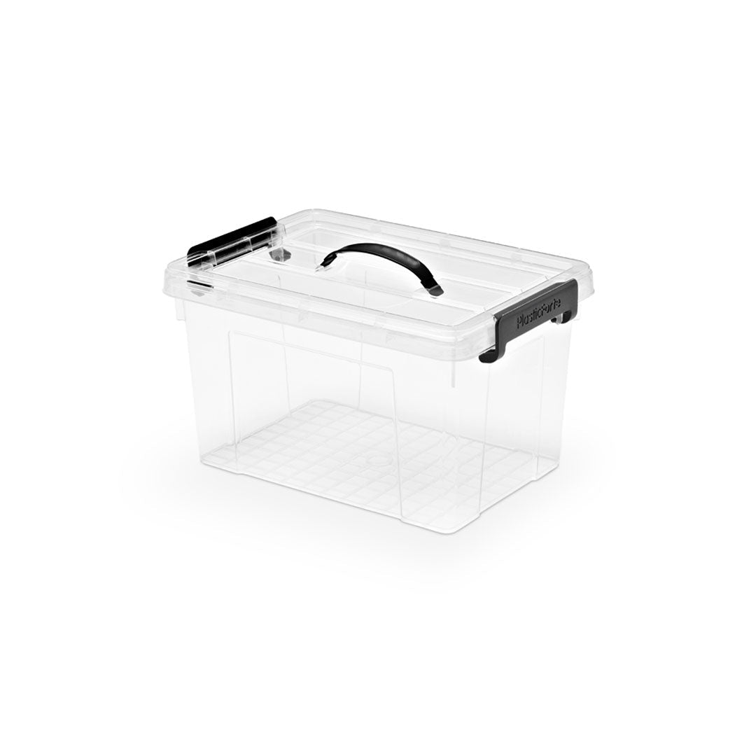 Caja de Almacenaje 10,8L Plastic Forte con Tapa y Asa - Sweet Home