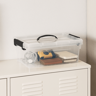 Caja de Almacenaje 12,6L Plastic Forte con Tapa y Asa - Sweet Home