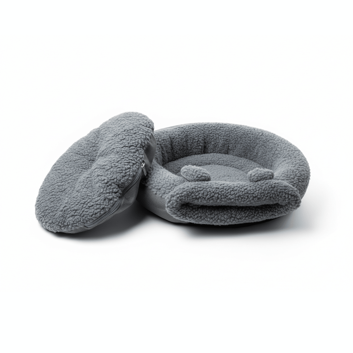 Cama Cuna para Perros Gris | Confort Ortopédico y Lavable - Sweet Home - Sweet Home