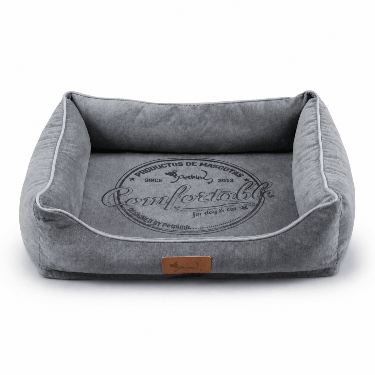 Cama para Perros y Gatos Gris Medio | Suave y Relajante Camas para perros Cama - Sweet Home