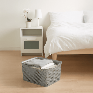 Cesta de Almacenaje Nature 18L – Ideal para Organizar Baños, Cocinas y Armarios - Sweet Home