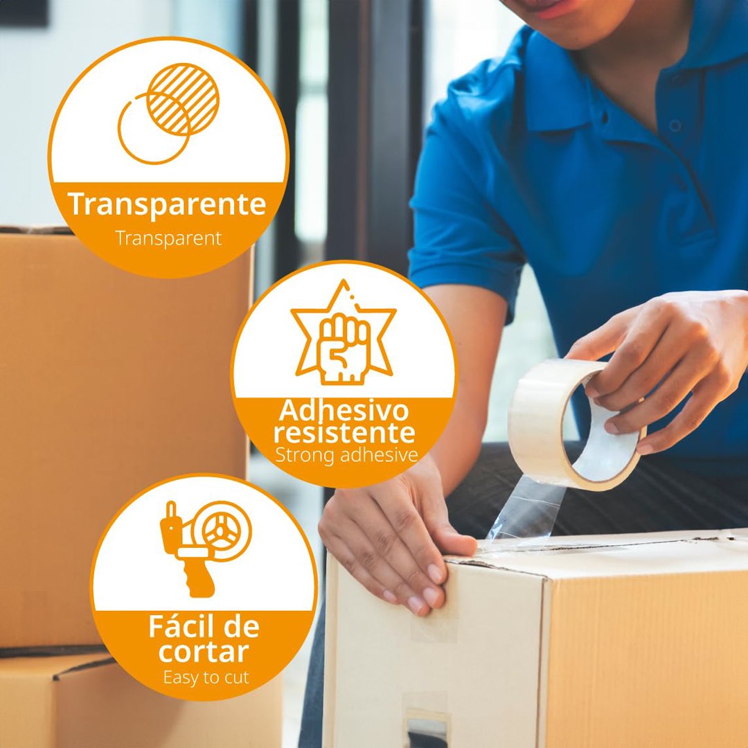 Cinta Adhesiva Universal para Embalar 6 Unidades - Sweet Home