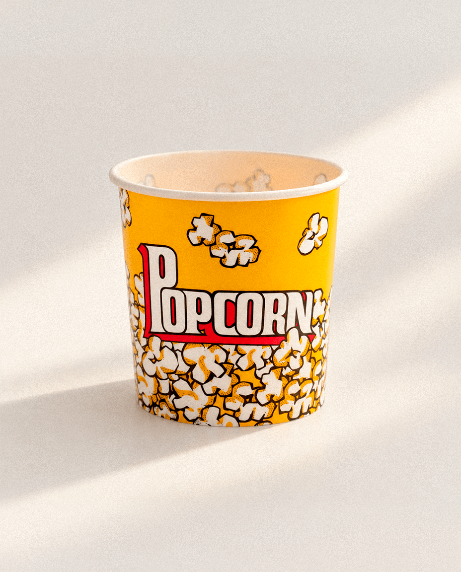 Cubo reutilizable para palomitas Cubos de caramelos accesorios de cocina - Sweet Home