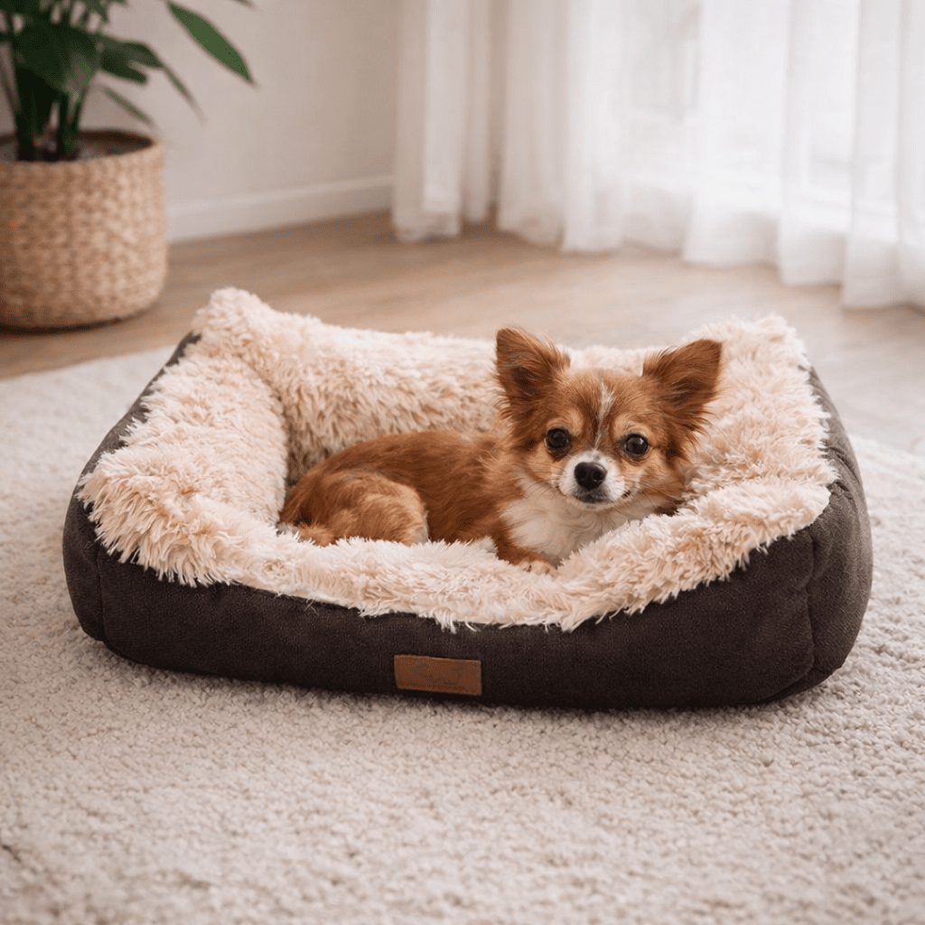 Cuna Felpa Para Perros y Gatos - Sweet Home