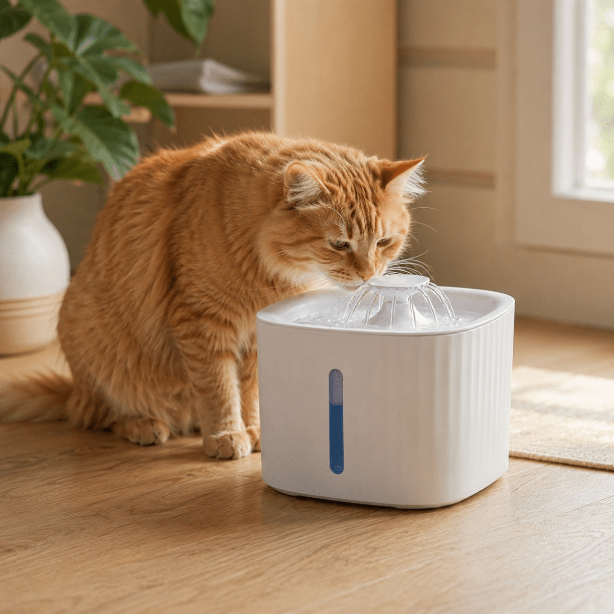 Fuente de Agua Automática para Gatos 3 L – Bomba Silenciosa, Filtro y Sensor Nivel Fuentes de agua Accesorios Gatos - Sweet Home