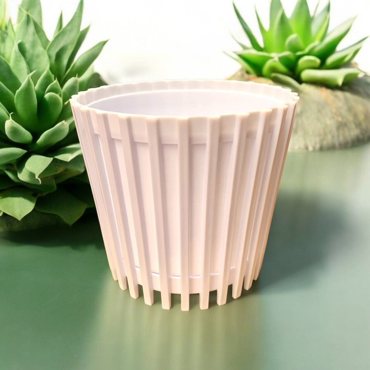 Maceta Plástica Decorativa para Interior y Exterior | Ligera y Resistente - Sweet Home
