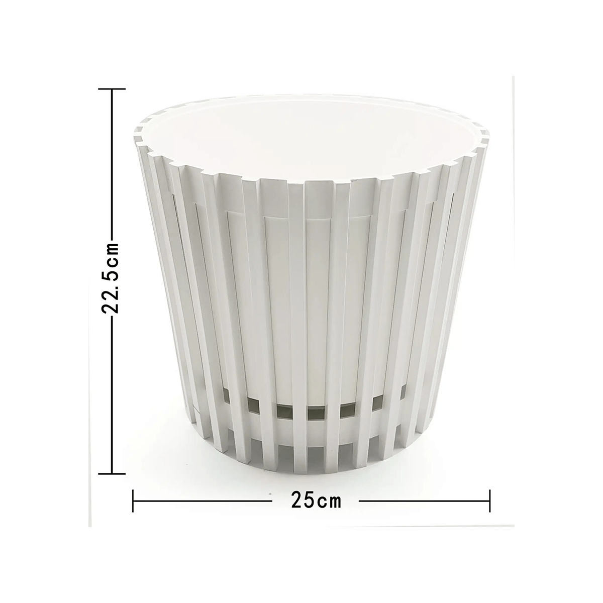 Maceta Plástica Decorativa para Interior y Exterior | Ligera y Resistente - Sweet Home