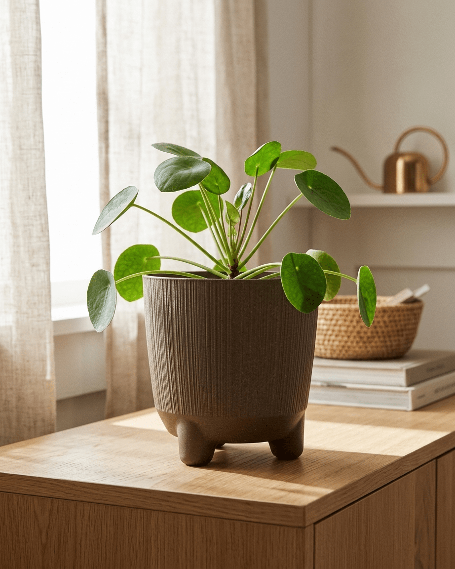 Macetero Eco Wood 4 L con patas maceteros Maceta - Sweet Home