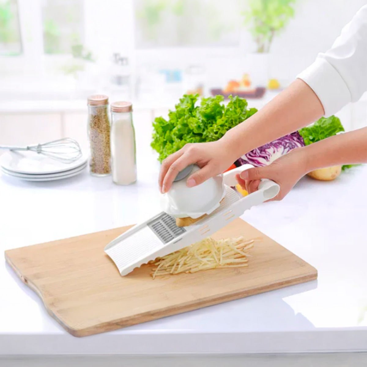 Mandolina de Cocina 5 en 1 Quttin | Rebanador de Verduras - Sweet Home