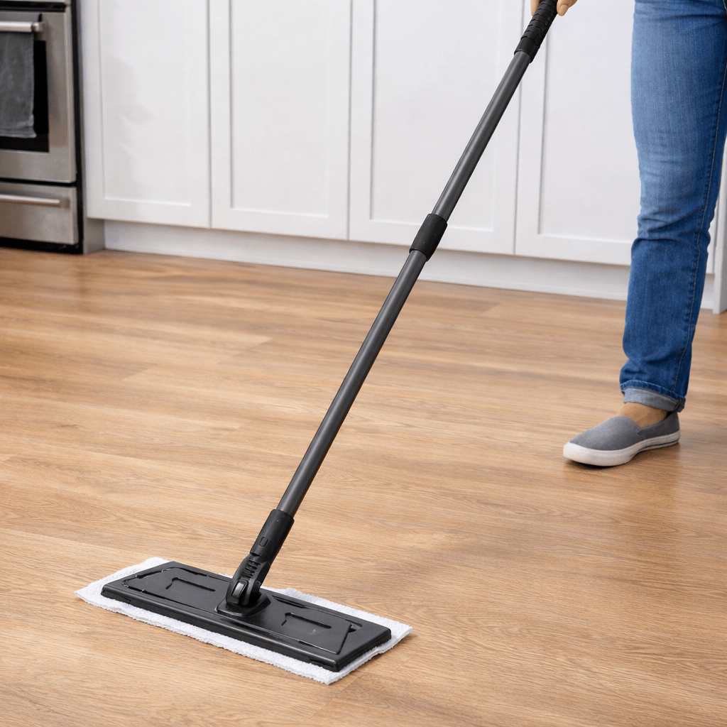 Mopa Plana de Microfibra con Mango Extensible - Sweet Home