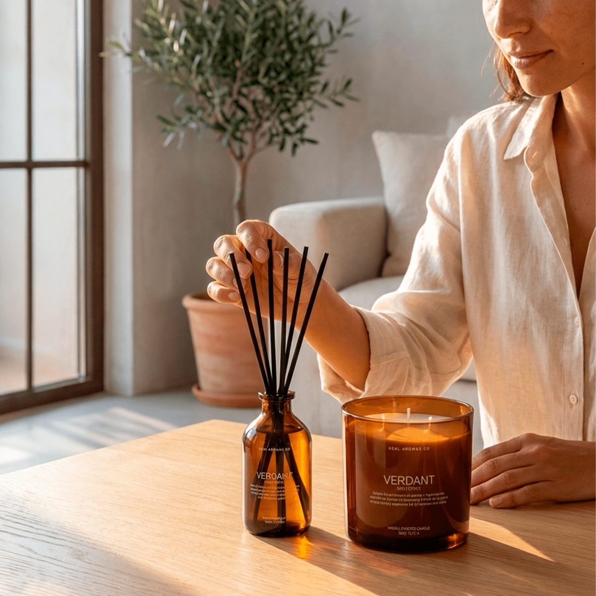 Pack Ambientador y Vela Aromática | Ideal para Regalo o Aromatizar tu Hogar Ambientadores Mikado - Sweet Home