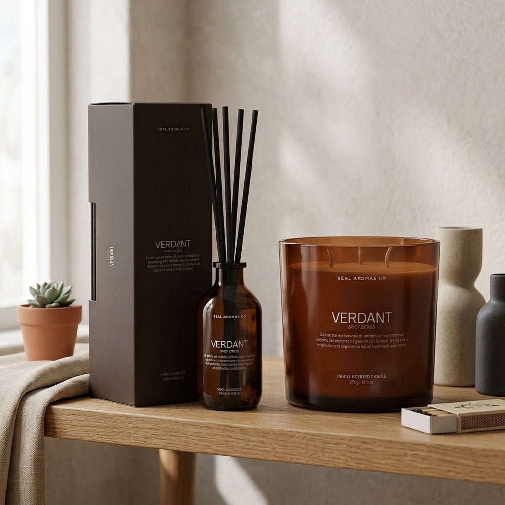 Pack Ambientador y Vela Aromática | Ideal para Regalo o Aromatizar tu Hogar Ambientadores Mikado - Sweet Home