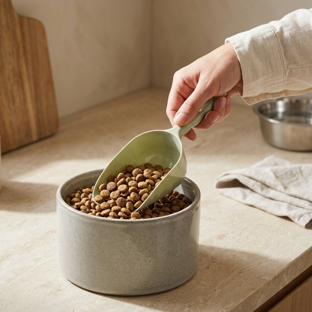 Pala para pienso de mascotas - Dosificador de comida para perros y gatos Productos para perros Juguete para perros - Sweet Home
