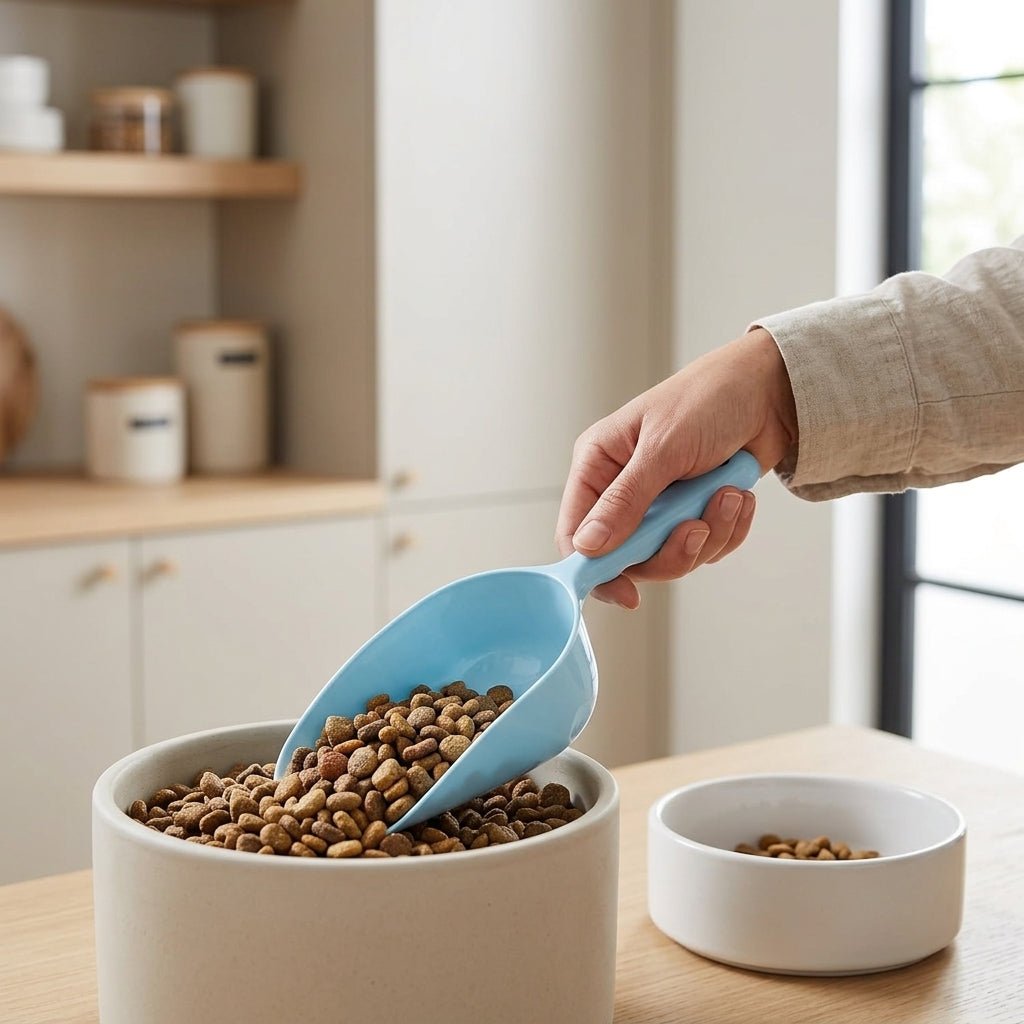 Pala para pienso de mascotas - Dosificador de comida para perros y gatos Productos para perros Juguete para perros - Sweet Home