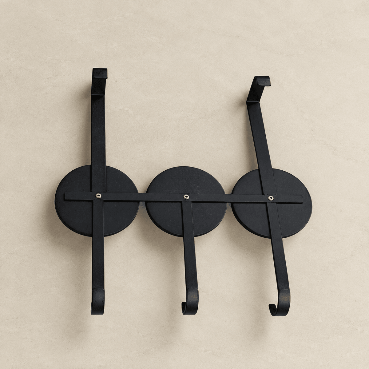 Perchero de Puerta "Live Simply" con 3 ganchos perchas - Sweet Home