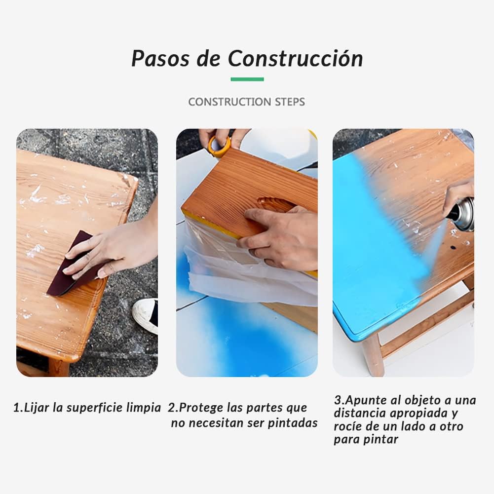 Pintura Spray 400ml, Spray Acrílico para Metal/Madera/Plástico - Sweet Home