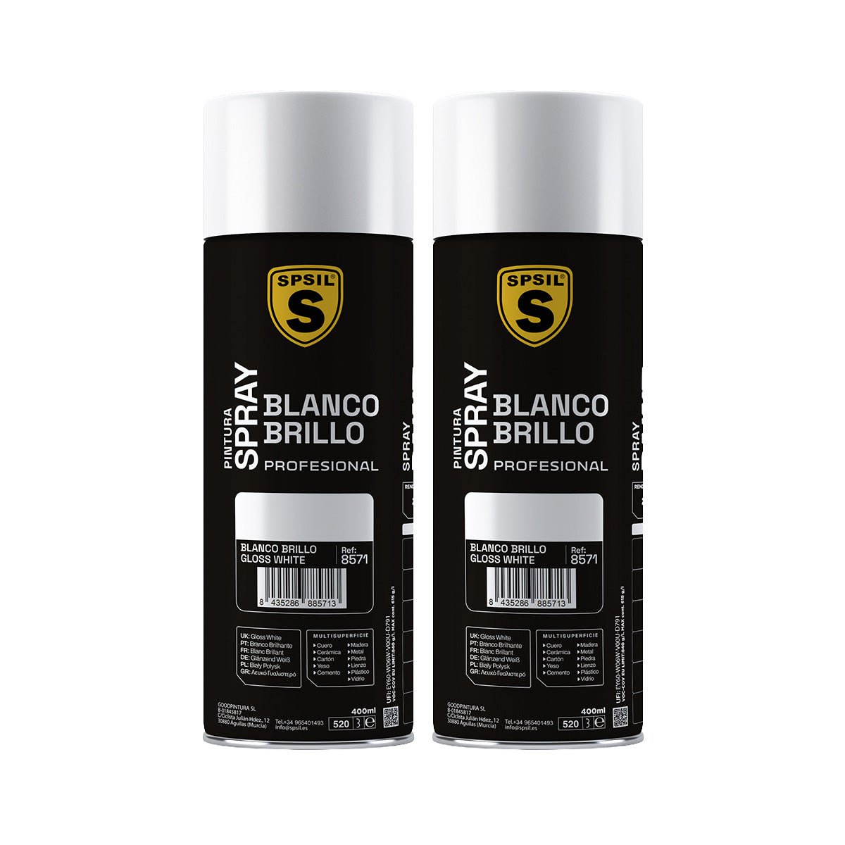 Pintura Spray 400ml, Spray Acrílico para Metal/Madera/Plástico Pintura pinturas - Sweet Home