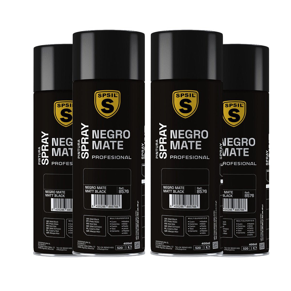 Pintura Spray 400ml, Spray Acrílico para Metal/Madera/Plástico Pintura pinturas - Sweet Home