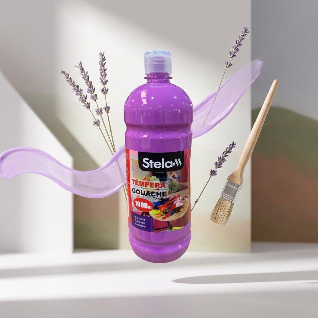 Pintura Témpera Gouache de 1 L - Todos los Colores para Manualidades Pintura para manualidades pinturas - Sweet Home