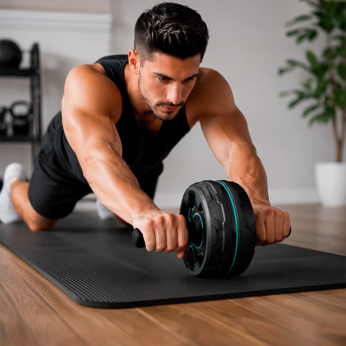 Rueda Abdominal Doble Desmontable – Portátil para Entrenar en Casa Ruedas para abdominales - Sweet Home