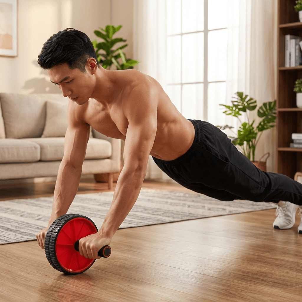 Rueda Doble Abdominal Premium con Agarre Antideslizante - Sweet Home