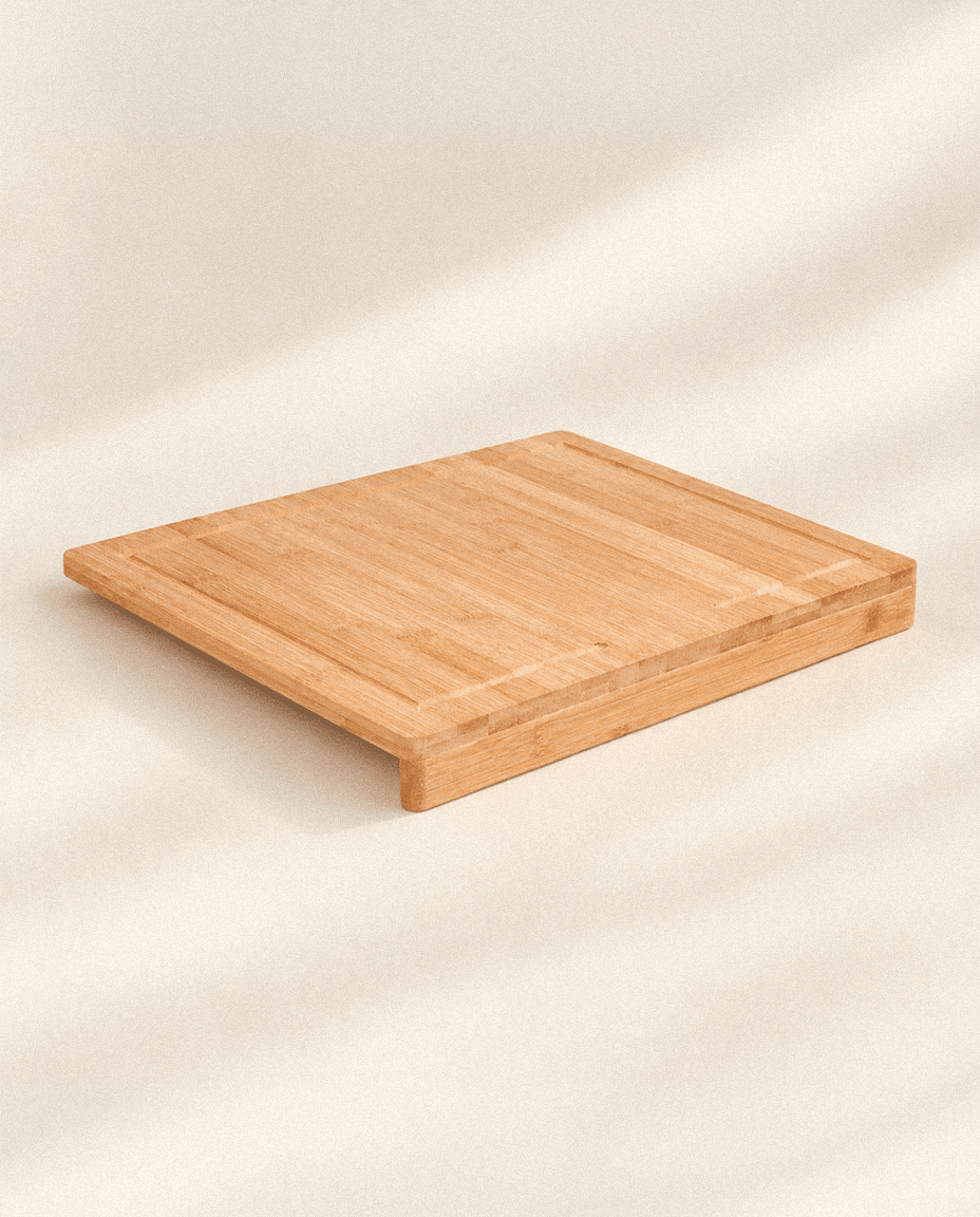 Tabla de corte de bambú 38 x 26 cm tabla de cortar accesorios de cocina - Sweet Home