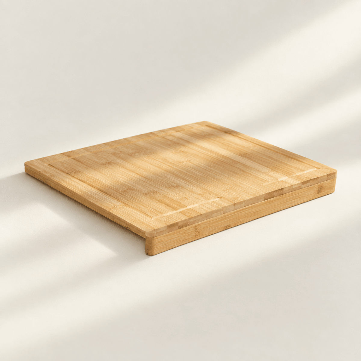 Tabla de Corte de Bambú Profesional XXL – 53 x 46 x 4 cm tabla de cortar accesorios de cocina - Sweet Home