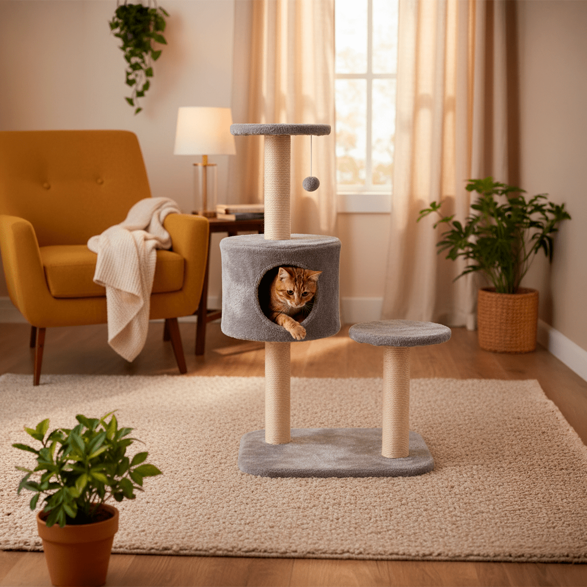 Torre Rascador Modular para Gatos 6 en 1 - Sweet Home