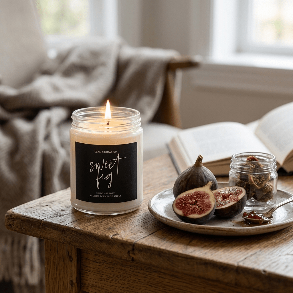 Vela Aromática de Soja Artesanal - The Rustic Collection - Sweet Home