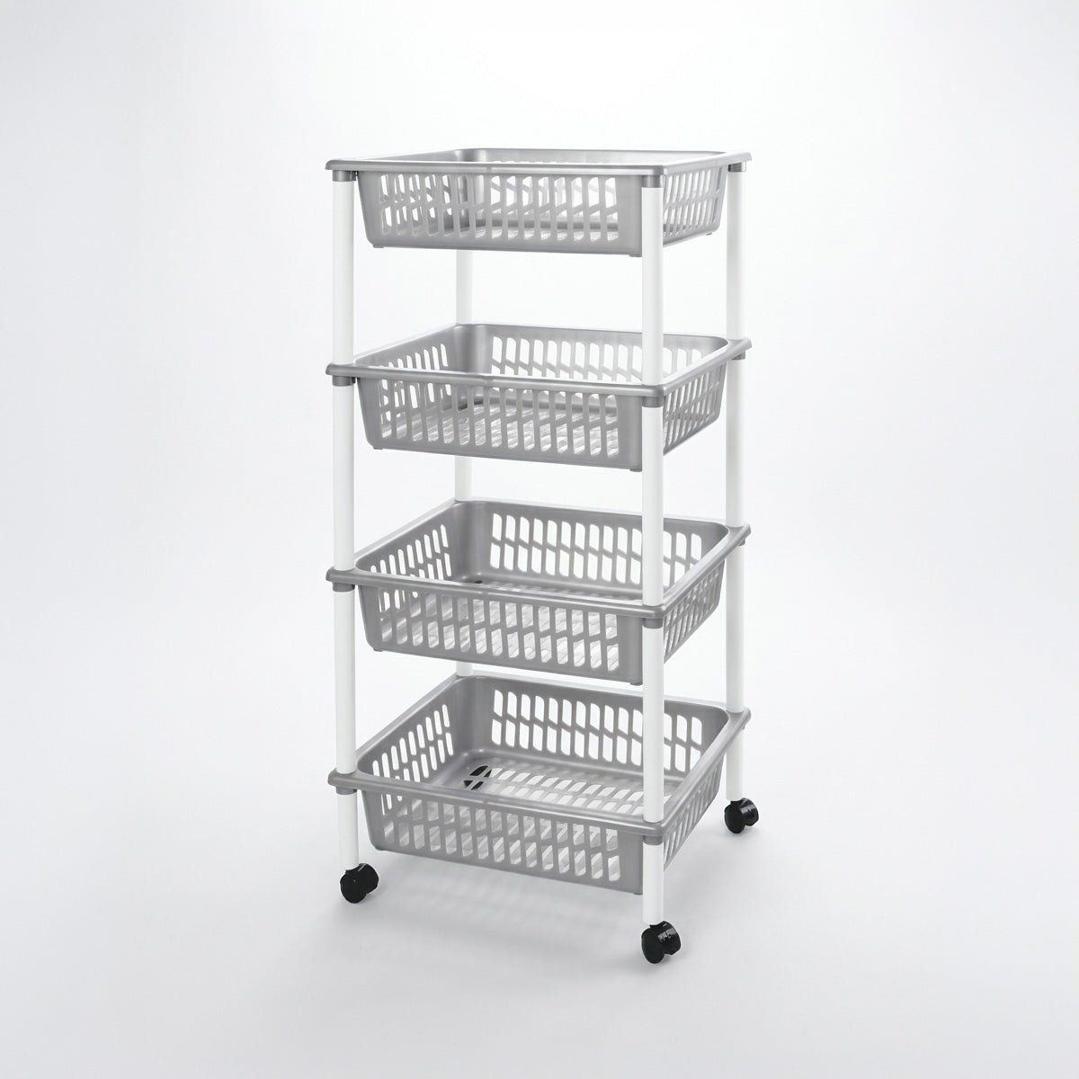 Verdulera de 4 Pisos Reforzada - Organizador Multiusos para Cocina Librerías y estanterías modulares cocina - Sweet Home