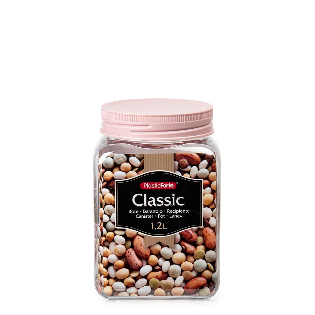 Bote Classic Cuadrado 1,2 L Pet - Sweet Home