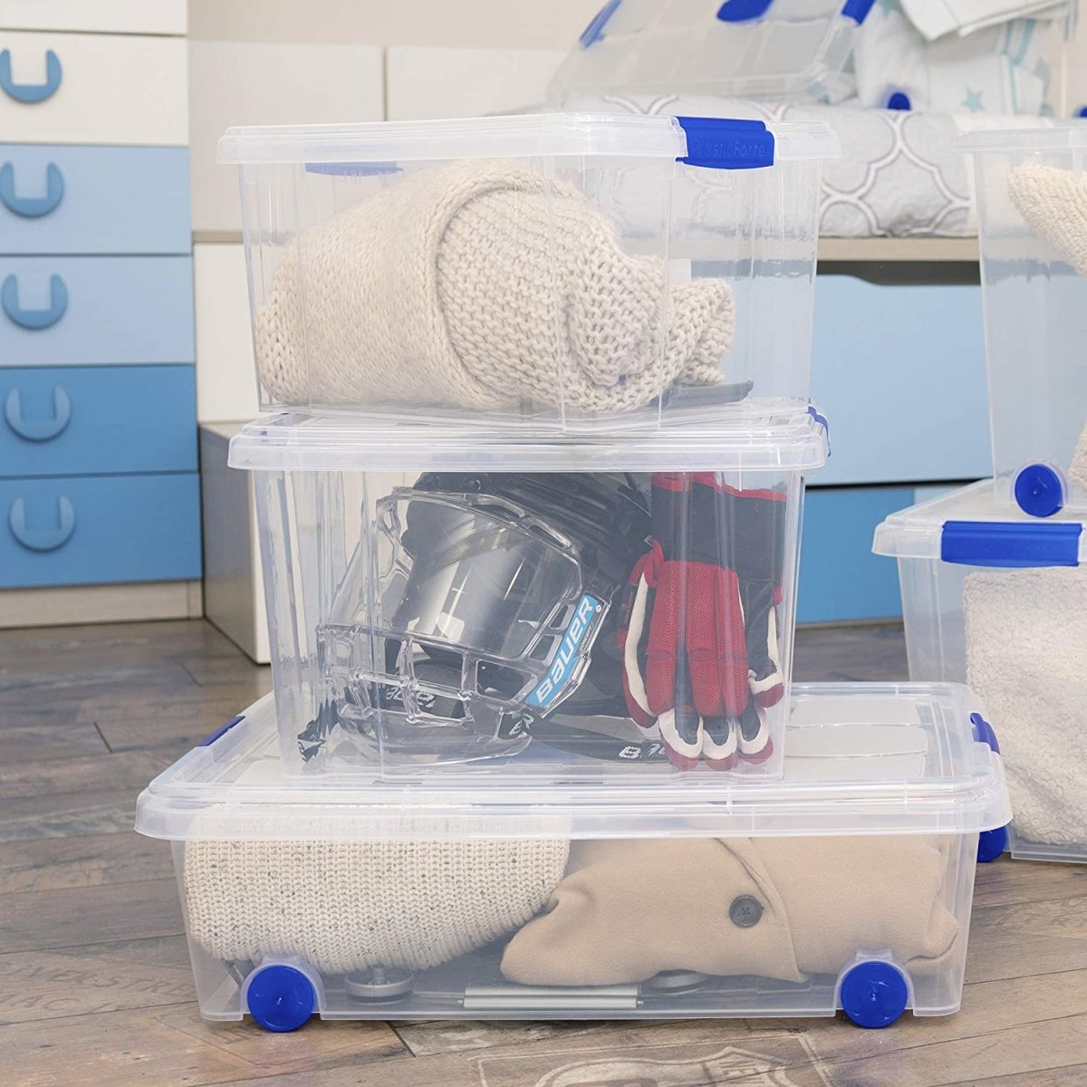 Caja Almacenamiento 25 litros Transparente - Sweet Home