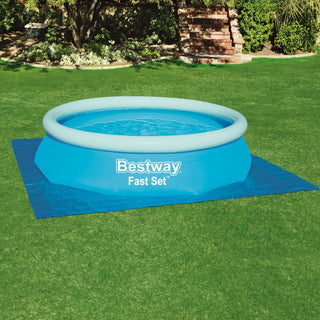 Cubierta De Suelo Para Piscina 335x335 cm - Azul - Sweet Home