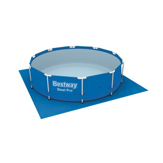 Cubierta De Suelo Para Piscina 335x335 cm - Azul - Sweet Home