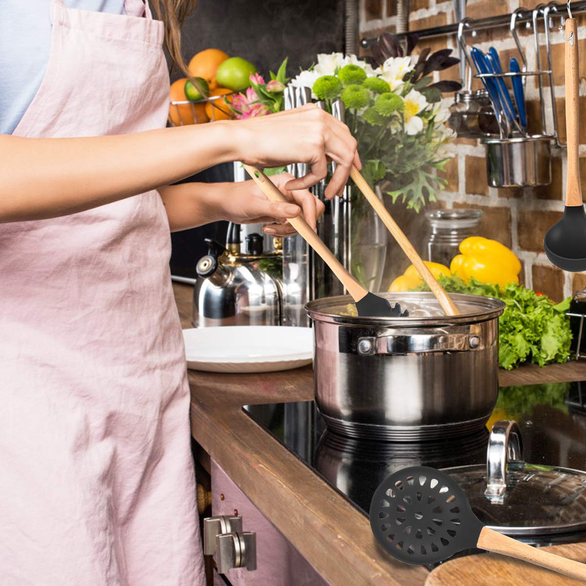 Juego de 12 Utensilios de Cocina - Sweet Home