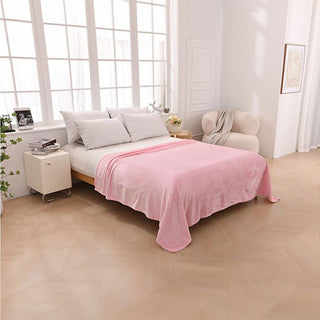 Manta de Franela Suave Rosa - Sweet Home