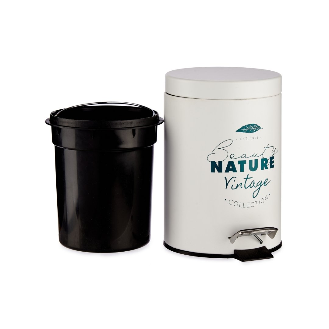 Papelera Pedal Vintage 3000ml Nature - Sweet Home
