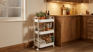 5 formas inteligentes de usar un carro de almacenamiento de 3 niveles en casa - Sweet Home