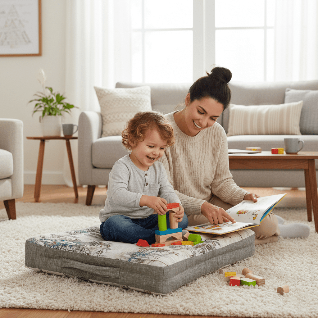 Cojines de suelo: cómo crear zonas de relax cómodas y con estilo en casa - Sweet Home