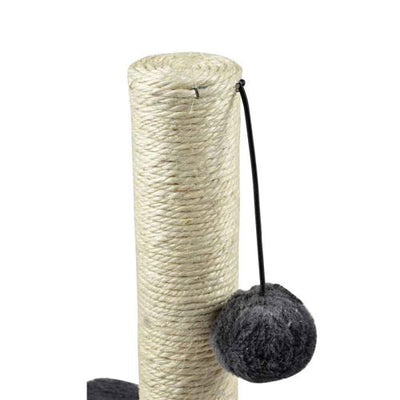Rascador para gatos con pelota y base