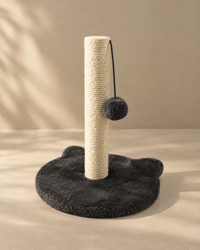 Rascador para gatos con pelota y base