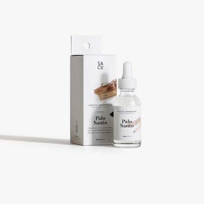 Frasco con gotero y caja de aceite aromático hidrosoluble Peonía y Roble de 30ml para difusor de aromas Sweet Home