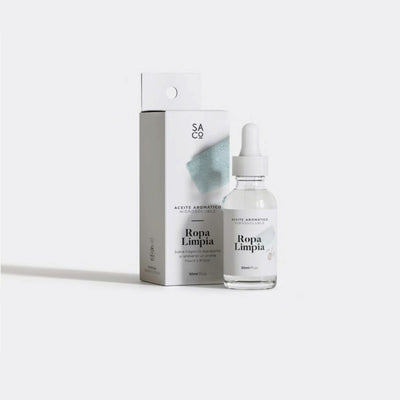 Frasco con gotero y caja de aceite aromático hidrosoluble Peonía y Roble de 30ml para difusor de aromas Sweet Home