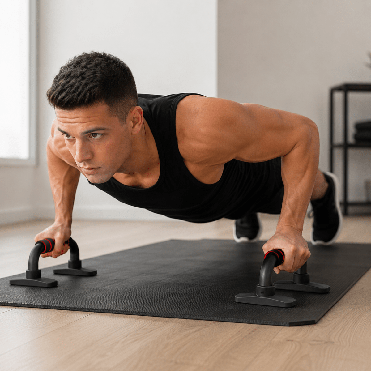Agarraderas Ergonómicas para Flexiones Antideslizante Barras para flexiones y dominadas Bars Stand - Sweet Home