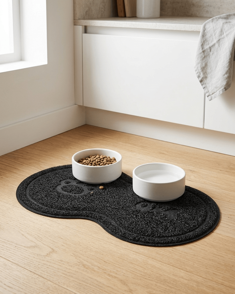 Alfombrilla De Comida Para Perros Y Gatos Alfombrillas para comederos Alfombra de comida - Sweet Home