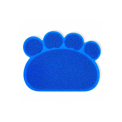 Alfombrilla Huella para Mascotas Gris 30x40 cm alfombra para comederos Gatos - Sweet Home